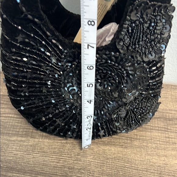 ✨Glamorous Black Sparkle Hobo Bag 🖤🤍 - Picture 8 of 10